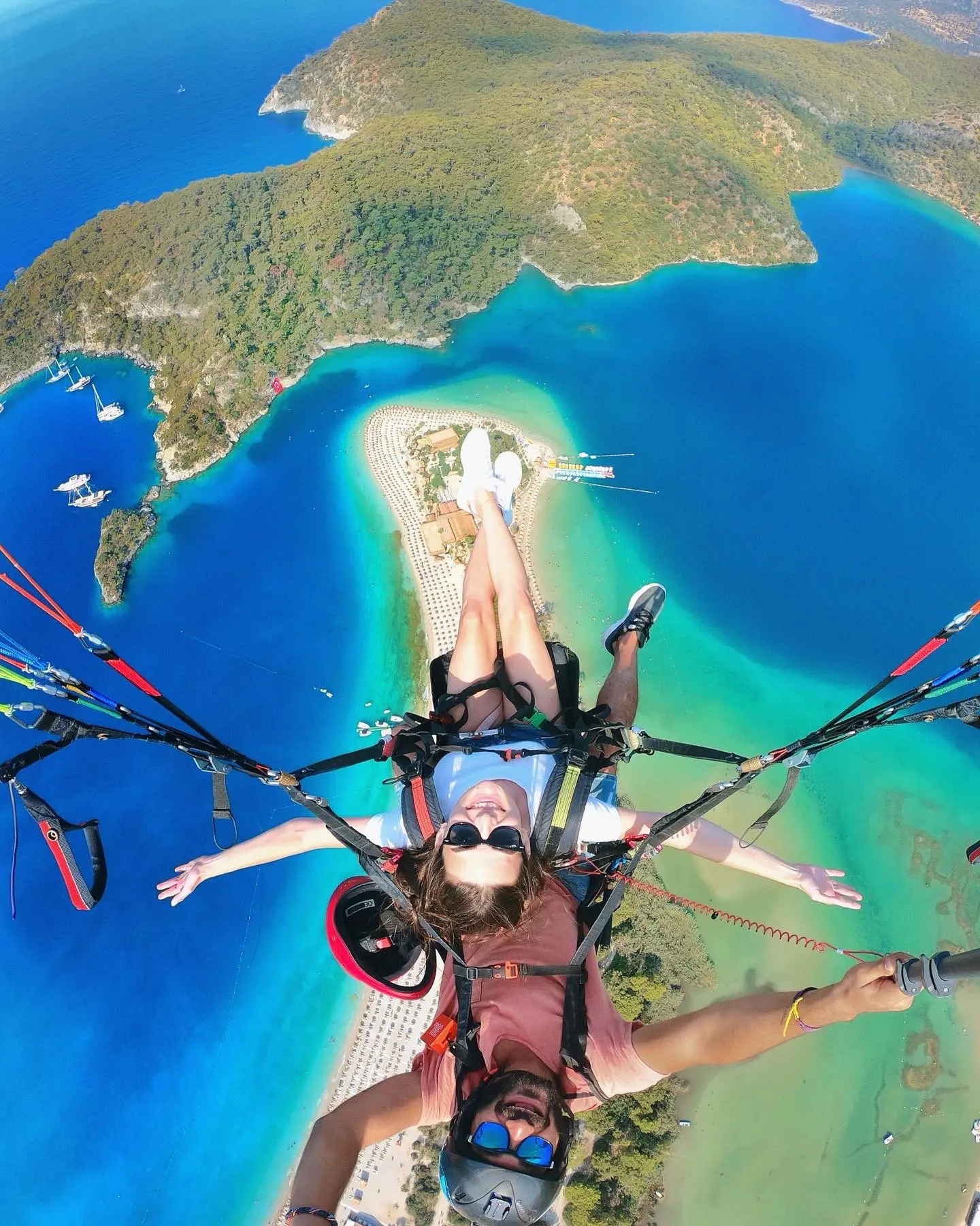 Babadağ 2000 metre kalkış pistinden yamaç paraşütü uçuşu Fethiye aktivite görseli